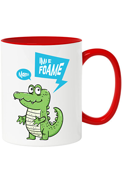 StoryGift Romania Cana Cu Crocodil Vesel Animat Text Haios Mami, Imi E Foame,...