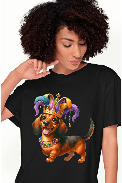 StoryGift Romania Tricou Femei Cu Un Catel De Talie Joasa, Ilustratie, Bucuro...