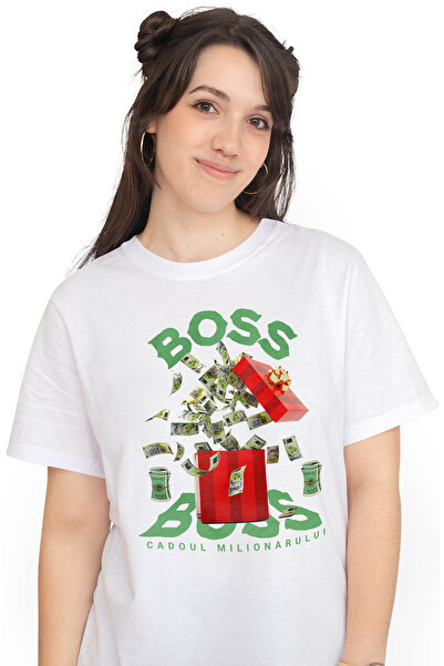 StoryGift Romania Boss Women's T-Shirt - Millionaire's Gift, with print on th...