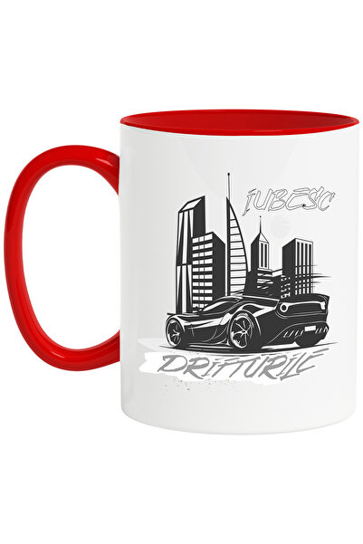 StoryGift Romania Cana Iubesc Drifturile Masina Sport Cladiri Inalte, 330ml, ...