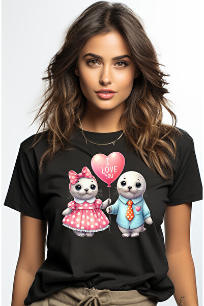 StoryGift Romania Tricou Femei Cu 2 Foci Vesele, Ilustratie, Balon In Forma D...