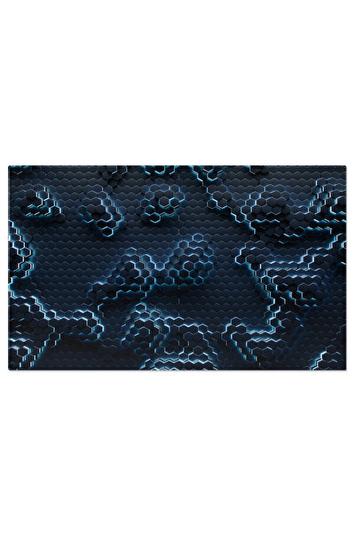 StoryGift Romania Tablou Canvas Fundal Hexagonal Tehnologic Abstract Design 3...