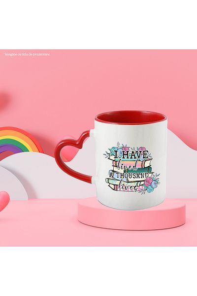 StoryGift Romania Mug - Pink - Ceramic
