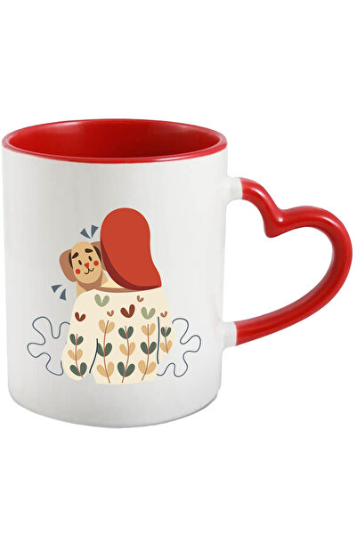 StoryGift Romania Cana Cu Fata, Catel, Frunze, Pulover, Iubitori De Caini, In...