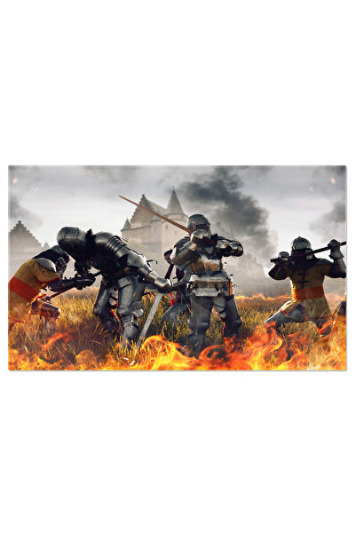 StoryGift Romania Tablou Canvas: Razboinic Medieval - Armura Si Istorie In Lu...