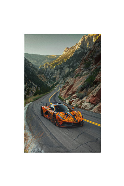 StoryGift Romania Tablou Canvas: Răsăritul Ce Încălzește Crestele Muntoase Ma...