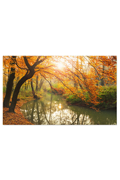 StoryGift Romania Tablou Canvas Cu Padure De Toamna - Explozie De Culori In N...