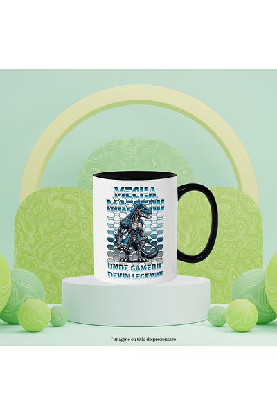 StoryGift Romania Dragon robot Mecha master mug. Where gamers become legends, 330ml, Ceramic with , With ,STG
