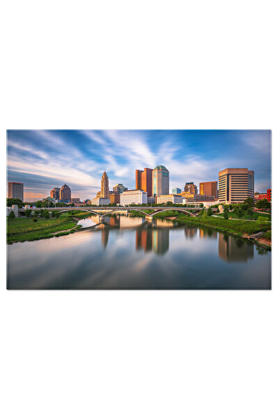 StoryGift Romania Tablou Canvas: Peisaj Urban American Intr-o Dupa-amiaza Lin...