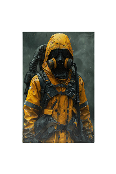 StoryGift Romania Tablou Canvas: Explorator În Echipament De Protecție Confru...