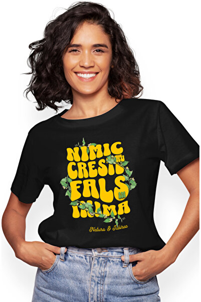 StoryGift Romania Tricou Femei nimic nu creste fals in inima, iubire, familie...