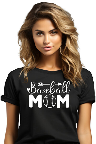 StoryGift Romania Tricou Femei pentru o mama iubita de sportiv - baseball min...