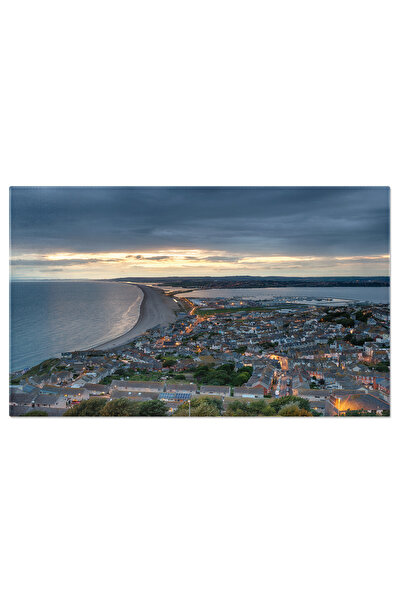 StoryGift Romania Tablou Canvas 120 X 80cm Amurg La Portland In Dorset Dorset...