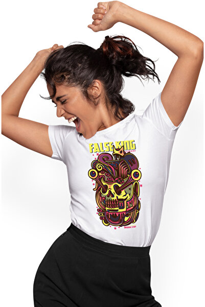 StoryGift Romania Tricou Femei Cu Portret Craniu Om Cu Coroana DE Rege Aurie,...