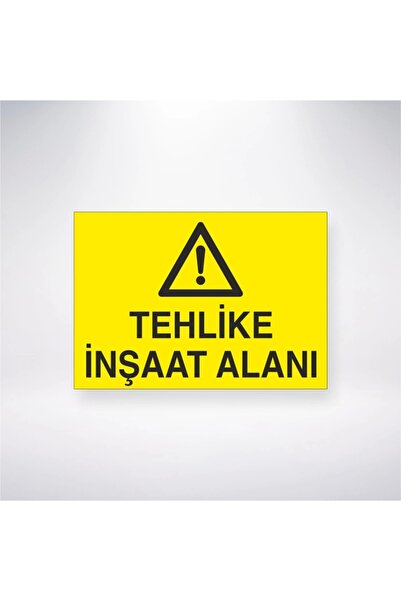 Reysa Tasarım Danger Construction Site Sticker 20X28 cm
