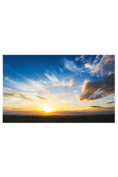 StoryGift Romania Tablou Canvas Cer Dramatic Colorat La Apus S Abstract, Culo...