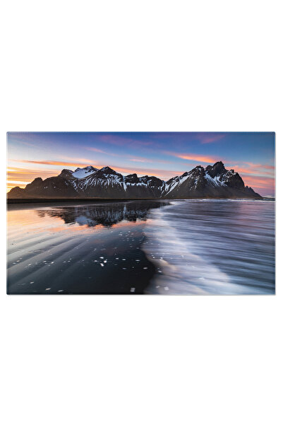 StoryGift Romania Tablou Canvas - Rasarit De Soare La Stokksnes: Peisajul Ier...