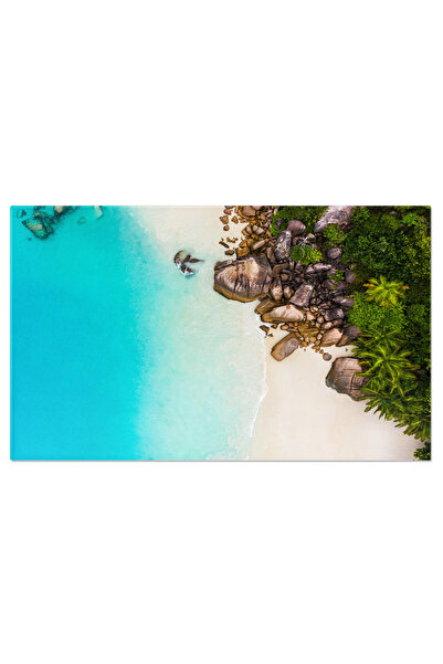 StoryGift Romania Tablou Canvas Plaja Anse Lazio, Seychelles, Plaja, Coasta, ...