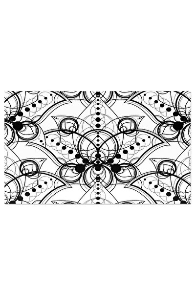 StoryGift Romania Tablou Canvas: Abstractul Alb-negru In Linii - Arta Minimal...