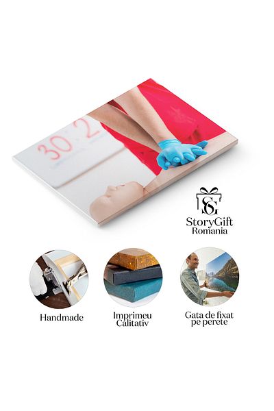 StoryGift Romania Canvas Print: Resuscitation Training - Life Saving Courses