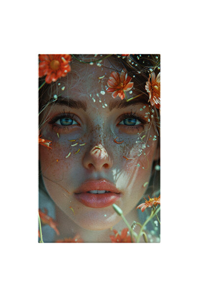 StoryGift Romania Tablou Canvas: Pierderea În Ochii Ei Zâna Primăverii Cu Och...