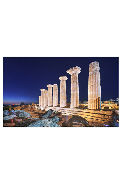 StoryGift Romania Tablou Canvas: Ruinele Templelor Din Agrigento - Eleganta Clasica In Sicilia