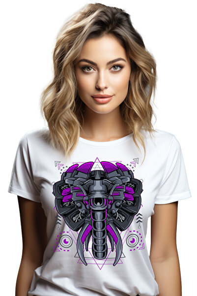 StoryGift Romania Tricou Femei Cu Fluture, Robot, Mecha, Cyberpunk, Aripi, Oc...