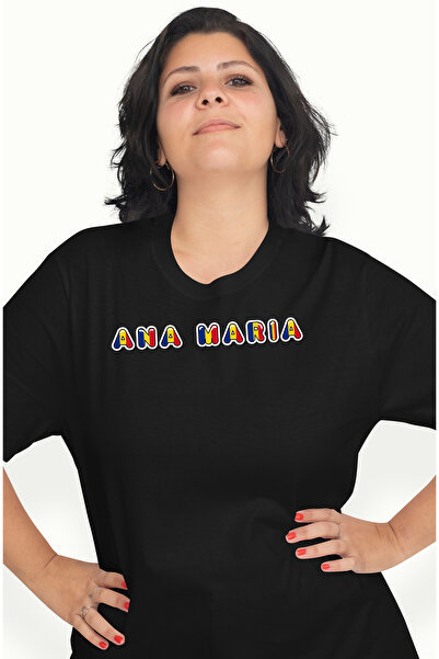 StoryGift Romania Tricou Femei Cu Numele Ana Maria, Romania, Suporter, Steagu...