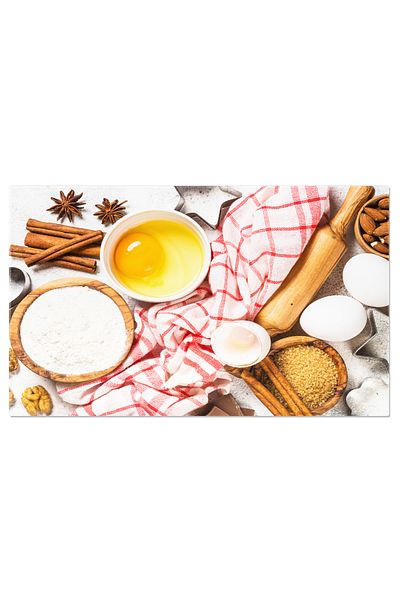 StoryGift Romania Tablou Canvas Ingrediente Pentru Gatit Si Coacere Condimente, Arome Si Ingrediente Pentru Buc