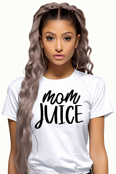 StoryGift Romania Tricou Femei pentru mame cu mesajul "Mom juice" - sucul mam...