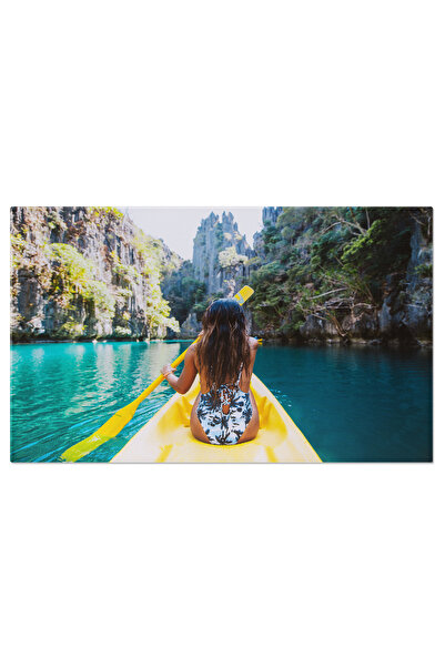 StoryGift Romania Tablou Canvas Calatorie Printre Palmieri In Asia, Deasupra,...