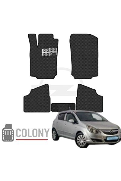 COLONY Opel Corsa (C) Htb 2000-2006 Hücreli Premium Eva Paspas Seti Tam Set P...
