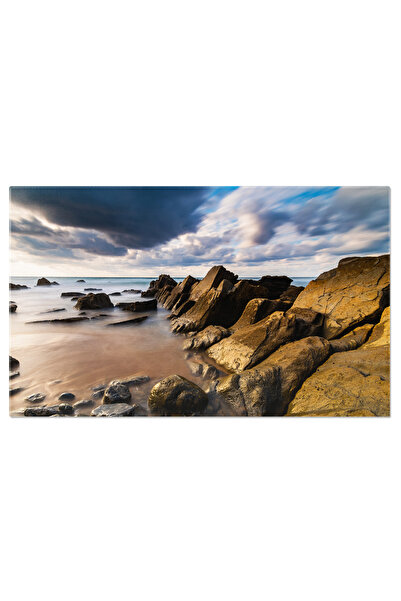 StoryGift Romania Tablou Canvas: Ocean Si Coasta - Ocean, Coasta, Peisaj, Basca