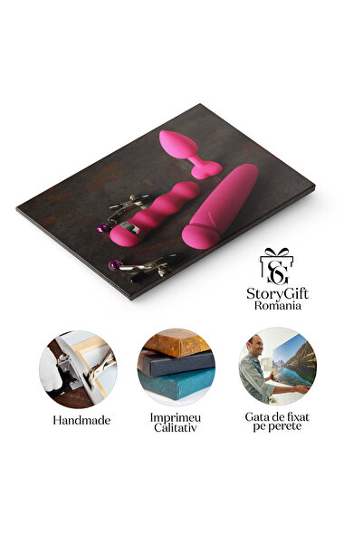 StoryGift Romania Tablou Canvas - Placere Solitara: Detalii Intime