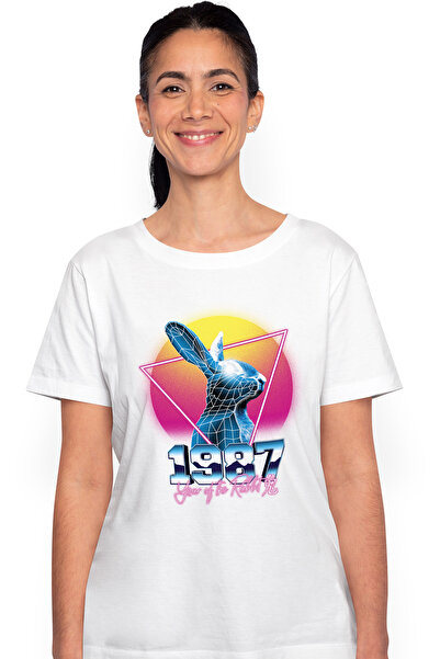 StoryGift Romania Tricou Femei Cu Mesaj In Engleza 1987 Year Of The Rabbit, I...