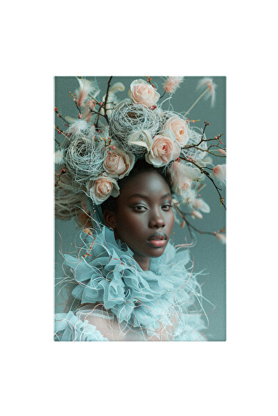 StoryGift Romania Tablou Canvas Negresa Cu Povestea Florilor Sălbatice Și A C...