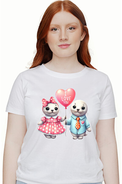 StoryGift Romania Tricou Femei cu 2 foci vesele, ilustratie, balon in forma d...