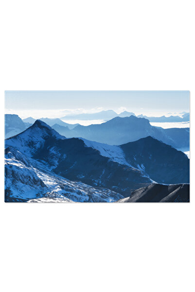 StoryGift Romania Tablou Canvas Peisaj Montan Cu Parasutisti, Aventura, Zbor,...