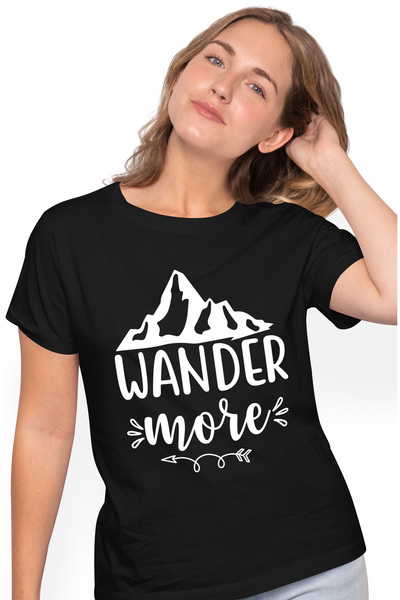 StoryGift Romania Tricou Femei cu mesaj care te indeamna sa hoinaresti/ratace...