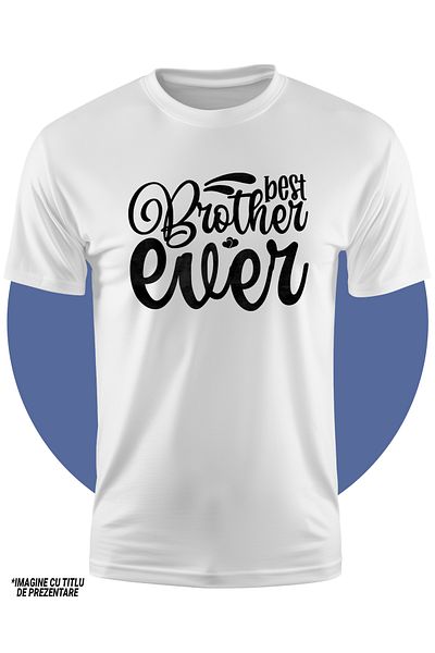 StoryGift Romania Tricou Copii Pentru Cel Mai Tare Frate Dintotdeauna - Ajutor Sfaturi 100% Bumbac, Unisex,