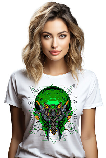 StoryGift Romania Tricou Femei Cu Liliac, Mecha, Robot, Cyberpunk, SF, Aripi,...