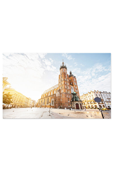 StoryGift Romania Tablou Canvas Vedere Cracovia In Polonia I Piata, Cracovia, Veche, Europa, Arhitectura, Istoric