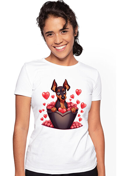 StoryGift Romania Tricou Femei cu un caine care sta intr-o copaita, ilustrati...