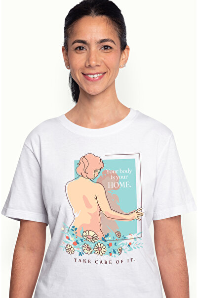 StoryGift Romania Tricou Femei Cu Arta Abstracta, Silueta Feminina Dezbracat ...