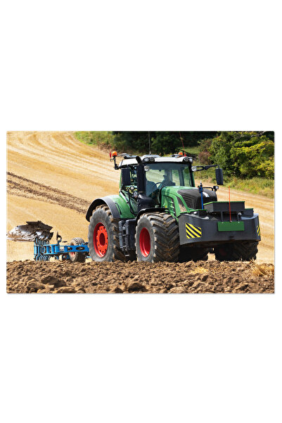 StoryGift Romania Tablou Canvas Agricultura Tractor Pe Campul Din Yorkshire, ...