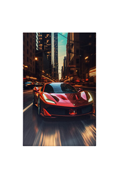 StoryGift Romania Tablou Canvas: Bolid De Lux Ferrari - Viteza Pentru Pasiona...