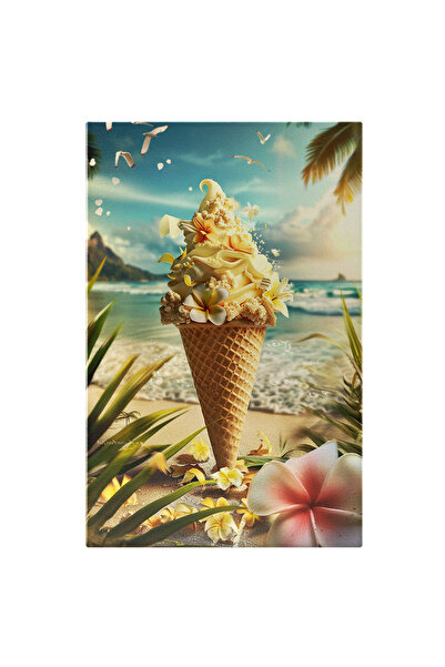 StoryGift Romania Tablou Canvas Înghețata De Vanilie Și Chemarea Pescărușilor...