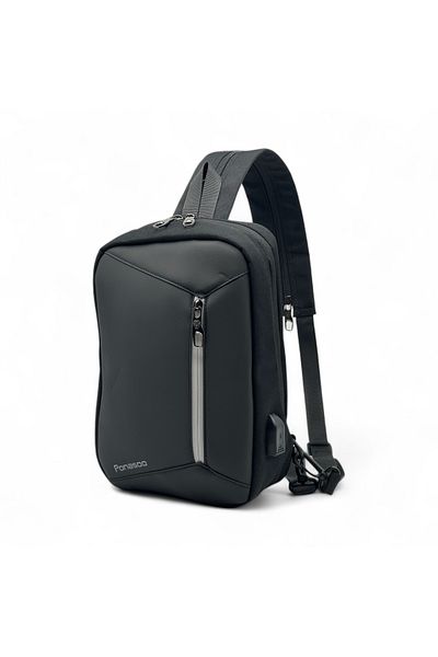 Ponasoo Crossbody Backpack with Adjustable Strap for Men and Women - Casual - Fully Waterproof
