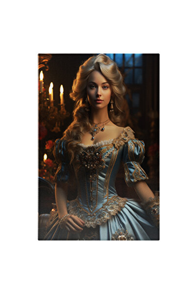 StoryGift Romania Tablou Canvas: Contesa Eleganta Frumusete, Blond, Lucrari D...