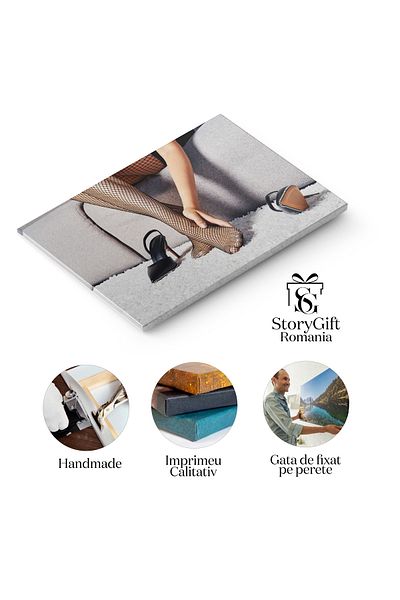 StoryGift Romania Tablou Canvas: Eleganta In Dantela - Stil Si Seductie